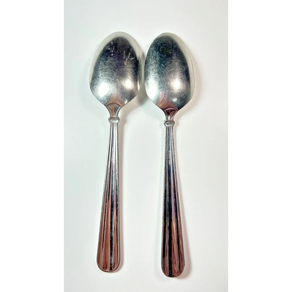 Oneida USA Unity Stainless Flatware Pieces ~ 2 Place/Soup Spoons B